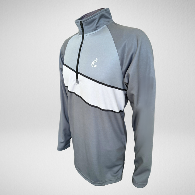 The Lune 1/4 Zip - Dark Grey