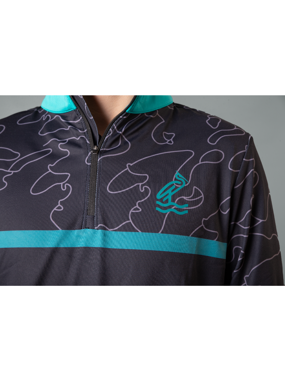 The Tidal Collection - Black 1/4 Zip