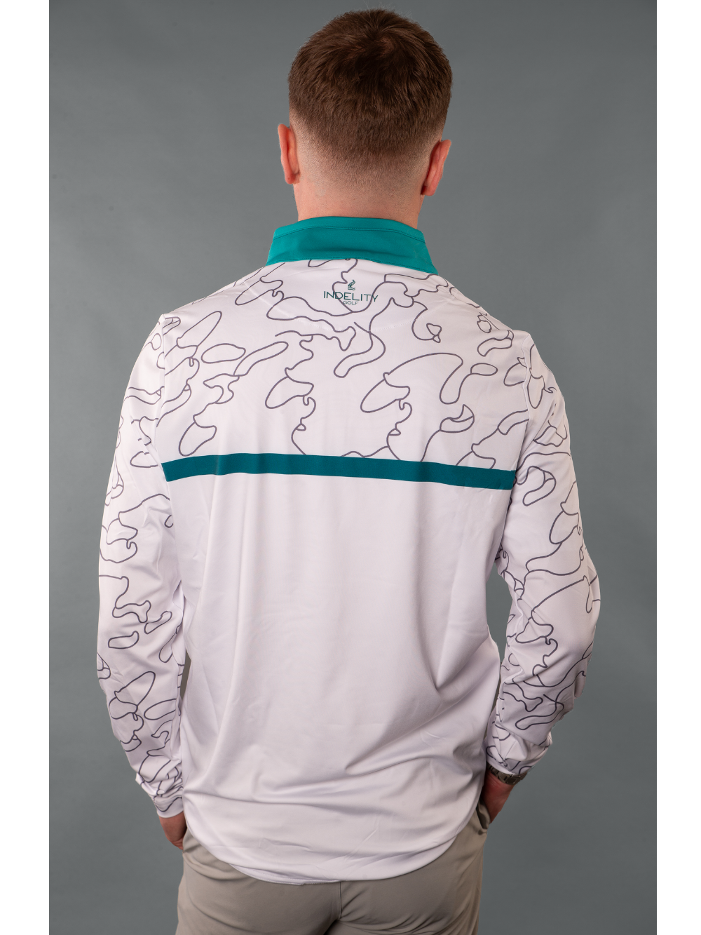 The Tidal Collection - White 1/4 Zip