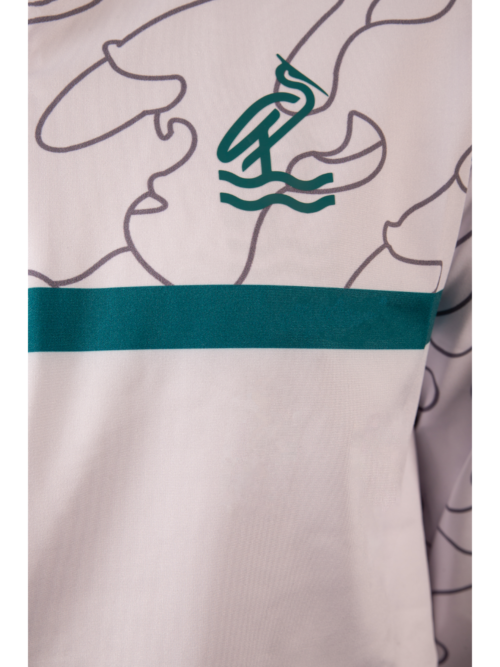 The Tidal Collection - White 1/4 Zip