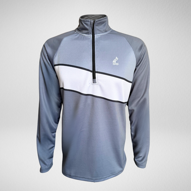 The Lune 1/4 Zip - Dark Grey