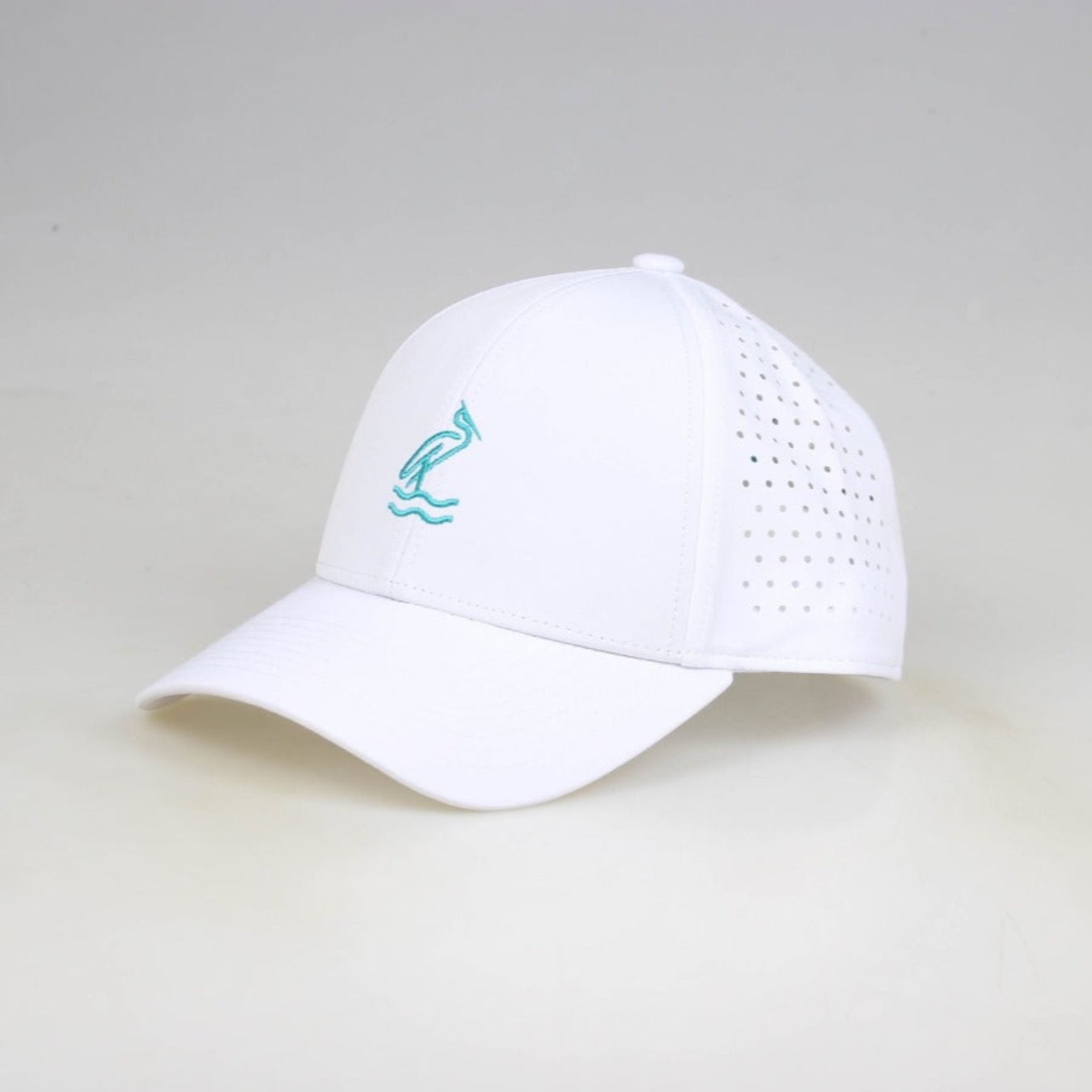 Indelity Golf Cap - White (side)